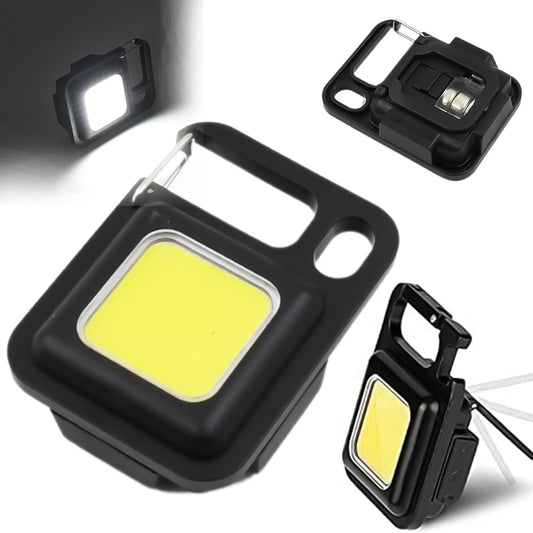 LED Battery Operated Keychain Flashlight with Folding Bracket (1 Pc)