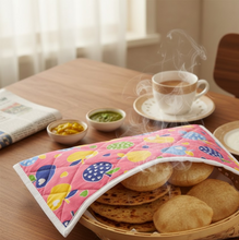 Square Hygienic Roti / Chapati Multi Print Design Cover